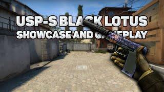 USP-S BLACK LOTUS FT ST SKIN SHOWCASE AND GAMEPLAY | CSGO | CS GO