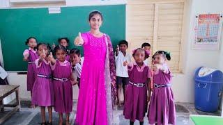 Welcome to school rhyme with action, 2nd class blossoms#, 1unit, ap new syllabus.