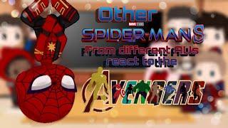 Other spider-mans from different AUs react to the Avengers |{ORIGINAL?}| {| gacha club |}