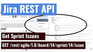 Jira REST API - Get Sprint Issues