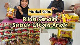 Bikin Sendiri Snack Ultah Anak Modal 5000 | Snack Ulang Tahun Low Budget