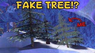 Gorilla Tag VR, But I'm DISGUISED AS A TREE!? #shorts (Custom Cosmetics Mod)