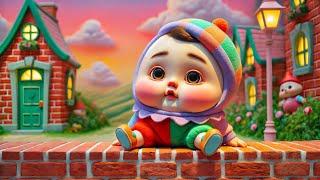 Humpty dumpty set on the wall |Nursery rhymes with action |@jollyjigglespoems