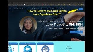 Experience Cloud - How to Remove the Login Button From Site