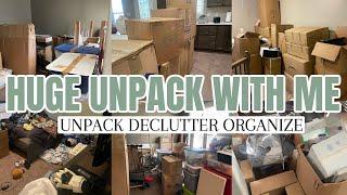 HUGE UNPACK DECLUTTER AND CLEAN WITH ME | EXTREME CLEANING MOTIVATION | 2025 CLEAN WITH ME