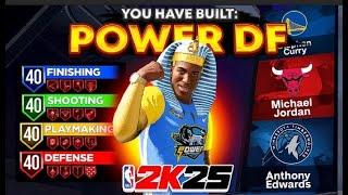 THE UNSTOPPABLE POWER DF COMMUNITY BUILD IN 2K25! BEST BUILD IN NBA2K25! BEST JUMP SHOT IN THE GAME!