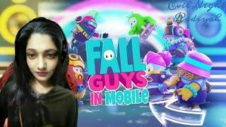 First Time Playing Fall Guys In Mobile || Evil Night Radiyah