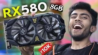 Cheapest 8GB Graphic Card For Extreme Gaming!  AMD RX 580 PERFECT GPU ️ Normal PC into Gaming PC