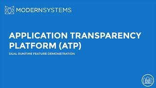 Modern Systems' ATP Rehosting - Dual Runtime Demonstration