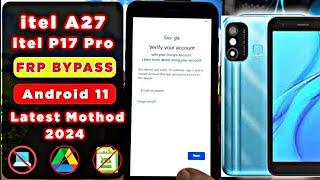 itel A27 frp bypass android 11 2024 | itel A27 P17 pro 4G frp bypass / itel Model A551L frp bypass