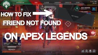 HOW TO FIX NOT RECIEVING FRIEND REQUESTS CROSS PLATFORM ON APEX LEGENDS! (2022) (UPDATED)