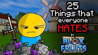 25 Things that everyone HATES in Blox Fruits | Animation