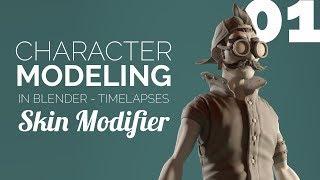 Character Modeling in Blender - 01 Skin Modifier