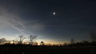 April 8, 2024 Solar Eclipse at 3000 Percent Speed - Watch the Shadow of the Moon Cross the Sky!