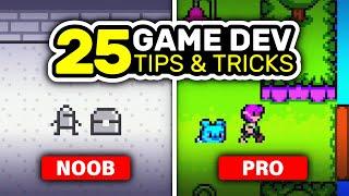 25 Game Dev Tips for Beginners - Tips & Tricks