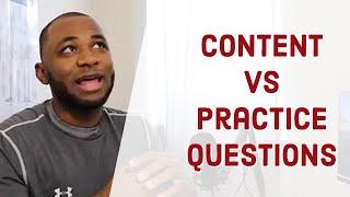 MCAT Content Review or Practice Questions: WHICH IS MORE IMPORTANT?