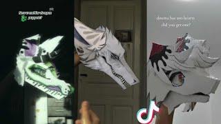 Dragon Puppet Crafts | Paper Dragon TikTok Compilation #102