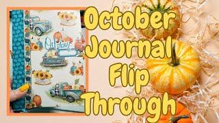 OCTOBER Journal Flip Through | Creative Daily Journal