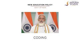 Coding Classes | Seth M.R Jaipuria School Fatehpur | Prime Minister Message