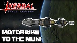 Motorbiking on the Mun! (Kerbal Space Program)