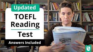 TOEFL Reading Practice Test With Answers