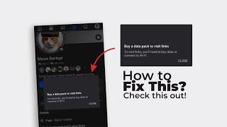 How to Fix "Buy a Data Pack to Visit Link" on Facebook (2025) | Disable Basic Mode