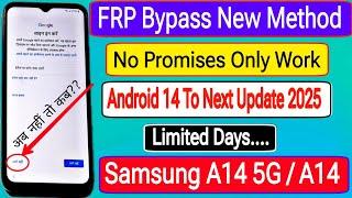 Finally New Trick 2025:-Samsung A14 5G / A14 Frp Bypass Android 14 | Samsung Frp Bypass 2024Version