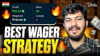 THE BEST LOW BALANCE WAGER STRATEGY ON STAKE | BRONZE TO DIAMOND TRICK