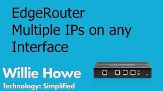 EdgeRouter - Multiple WAN (Internet) IP Addresses