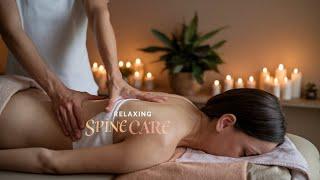 Gentle Spine Massage for Women | Relaxing Back and Stress Relief ASMR