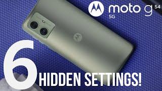 Moto G54 5G : 6 SECRET Settings To Improve Battery & Performance!  