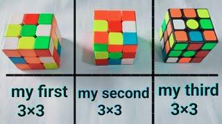 solve in my all 3×3 Rubik's cubes | #video