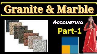 Granite & marble accounting in tally prime I how to create company & basic ledger , stock item