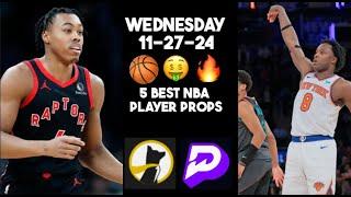 Best NBA Player Props Today 11-27-24 #nba #parlays #sports #prizepicks #underdogs #underdogs