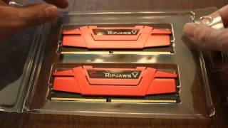 G.SKILL Ripjaws V Series RAM Unboxing