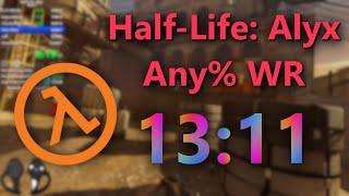Half-Life: Alyx Any% in 13:11 (World Record)