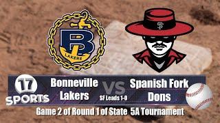 Spanish Fork v Bonneville Baseball - May 13, 2024