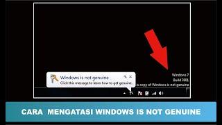 Cara Mengatasi Windows is Not Genuine