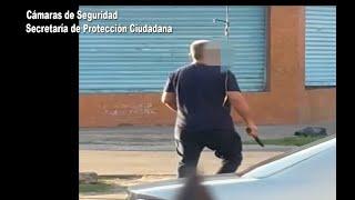 A los tiros en el medio de la calle: hirió a una persona, se dio a la fuga y fue detenido