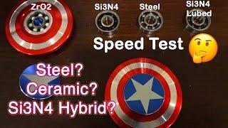 Different Bearing speed test with Captain America Shield fidget spinner review on amazon #58