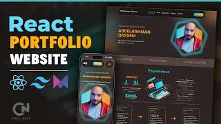 Build a Stunning Portfolio Website with React, Tailwind CSS & Framer Motion!