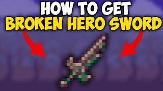 How to Get BROKEN HERO SWORD in Terraria 1.4.4.9 | Broken Hero Sword terraria