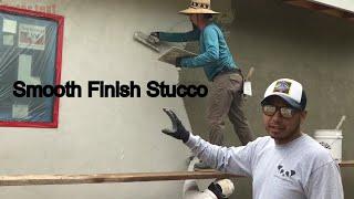 How to apply Smooth Finish Stucco