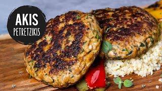 Chicken Burger Patches | Akis Petretzikis