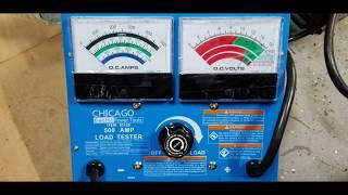 Harbor freight 500 AMP LOAD TESTER Item#91129 TEST & REVIEW