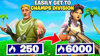 How To Reach Champion Division Even If You're AVERAGE! (Fortnite PS4/PS5 + Xbox Tips)