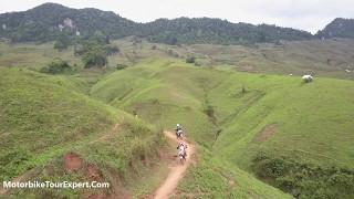 Motorcycle touring Vietnam (Drone View) - Vietnam Motorbike Tour Expert