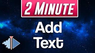 How to Add Text To Video | Kdenlive Tutorial