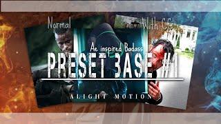 Ae inspired Badass Alight motion Preset+Xml | 3 Arabic Preset Base  | By karan editz