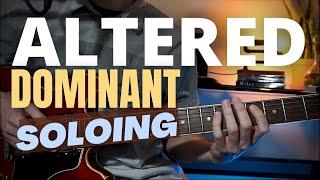 5 Ways to SOLO Over ALTERED Dominant 7th Chords - Jazz Guitar Lesson